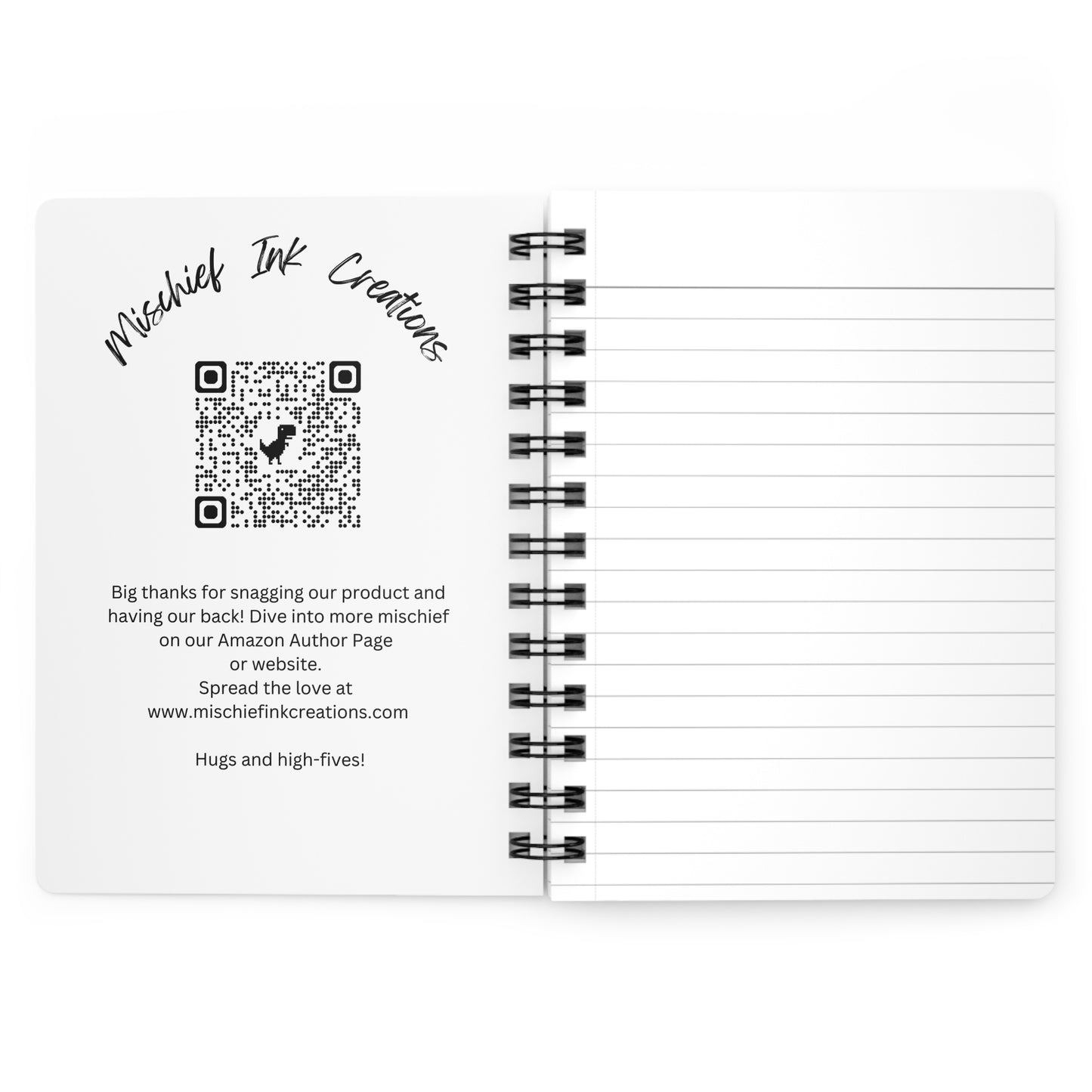 Rainbow Hippie -Spiral Bound Journal