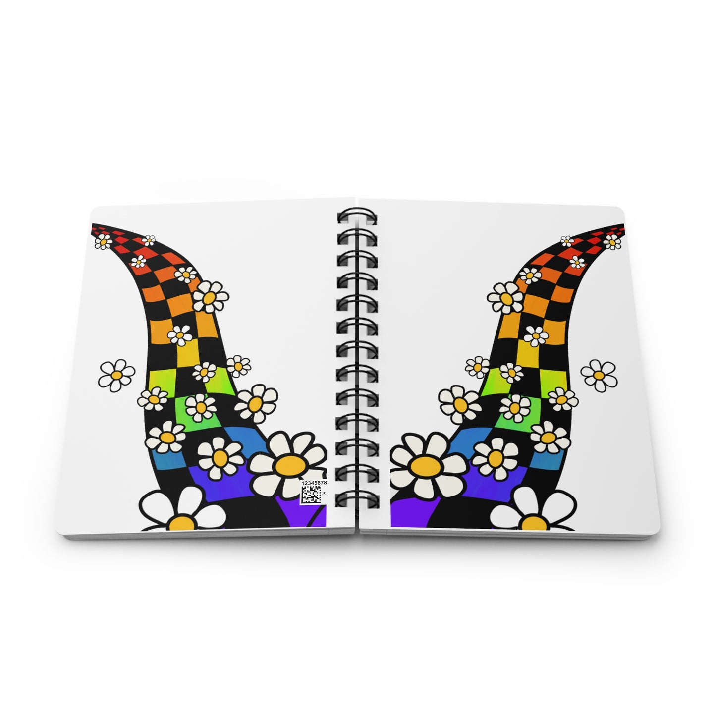 Rainbow Hippie -Spiral Bound Journal