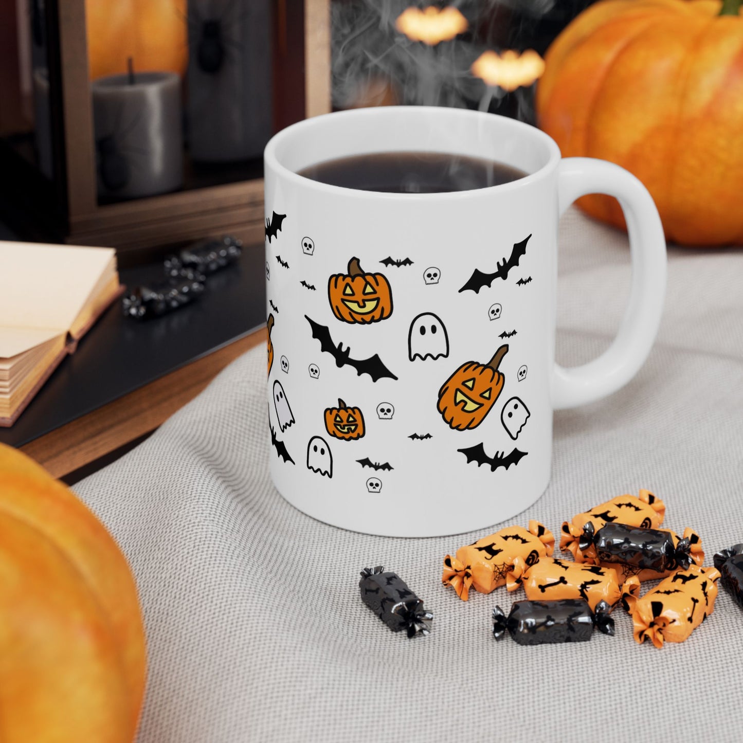 Halloween Ceramic Mug, (11oz, 15oz)