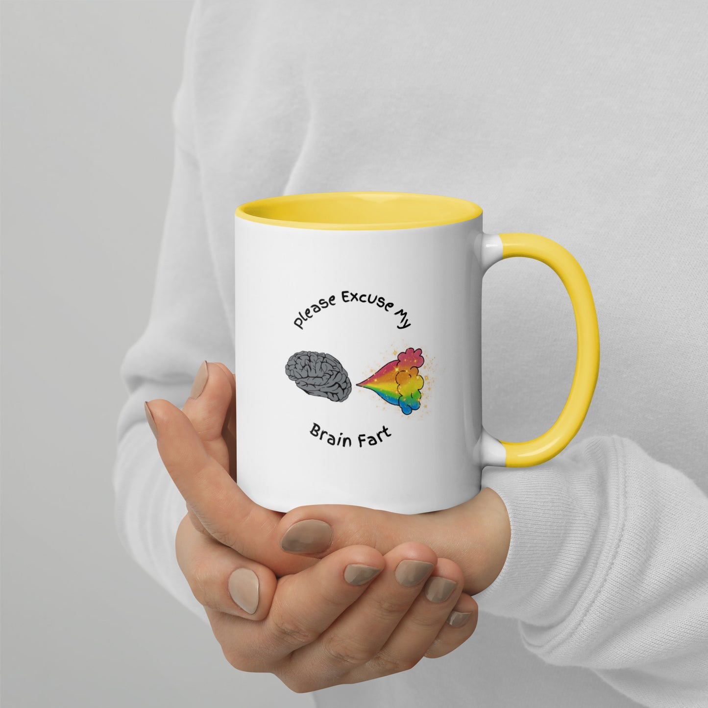 Brain Fart -Mug with Color Inside