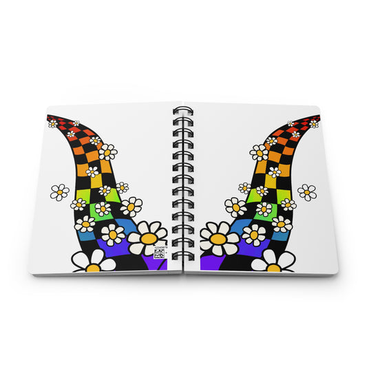 Rainbow Hippie -Spiral Bound Journal