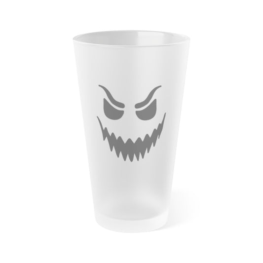 Glassware Halloween Jack-O-Lantern Frosted Pint Glass, 16oz
